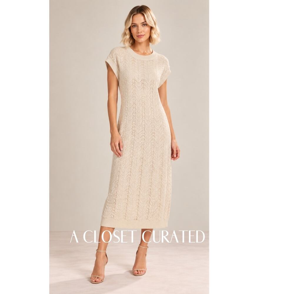 Mr. Mittens Pointelle Midi Dress